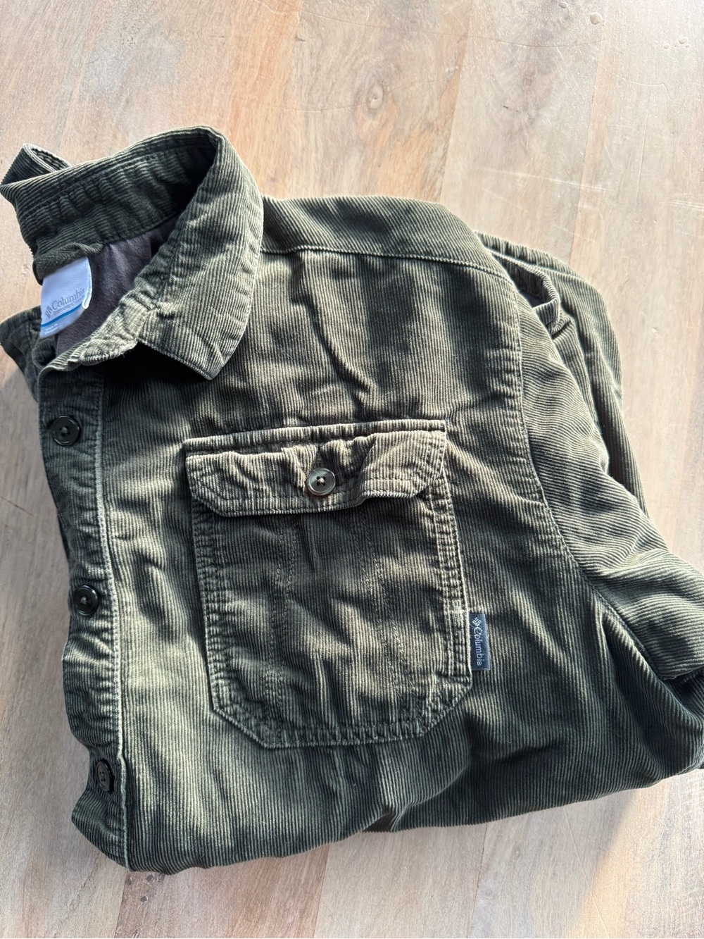 Men's Columbia Insulated Corduroy Utility Shirt